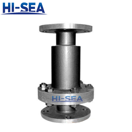 Gravel flame arrestor